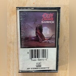 Ozzy Osbourne Blizzard Of Ozz 1981 Cassette Tape